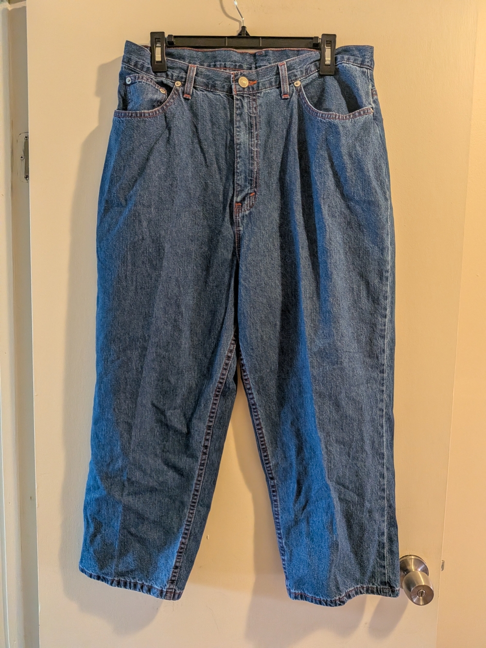 Relaxed Fit Women's Denim Jeans - Blue